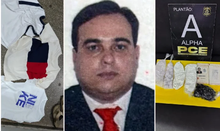 Advogado é levado à delegacia após tentar entrar com comprimidos e pó branco na PCE