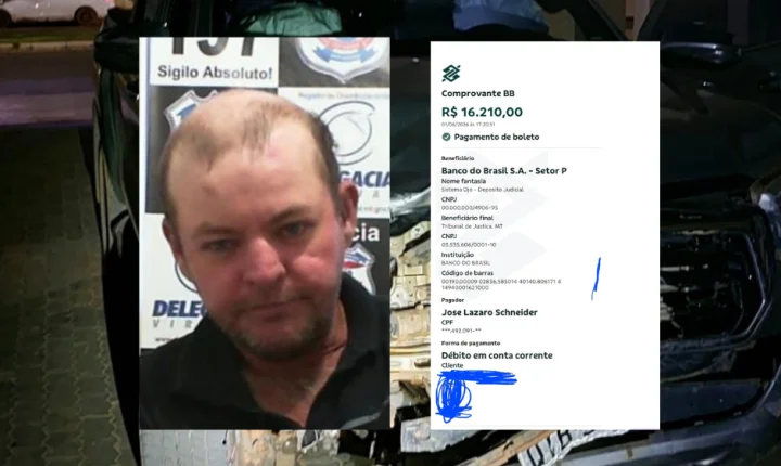Fiança de R$ 16,2 mil garantiu liberdade de motorista preso após acidente fatal em Sapezal