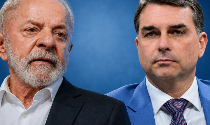 Lula tem 39% e Flávio 33% no 1° turno
