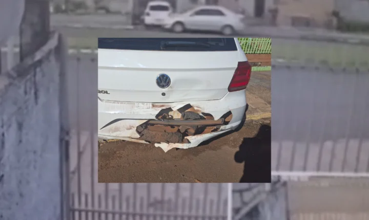 Motorista foge após colidir contra carro estacionado em Sapezal; vítima busca identificar condutor