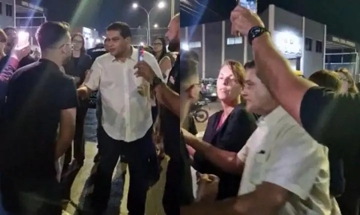 Presidente da Câmara de VG se envolve em confusão com jornalista que cobria incêndio 